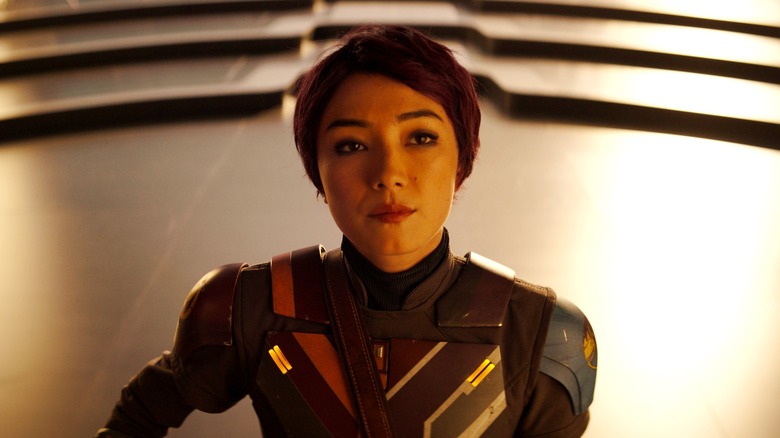 Sabine Wren wearing armor