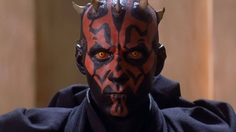 Darth Maul glaring