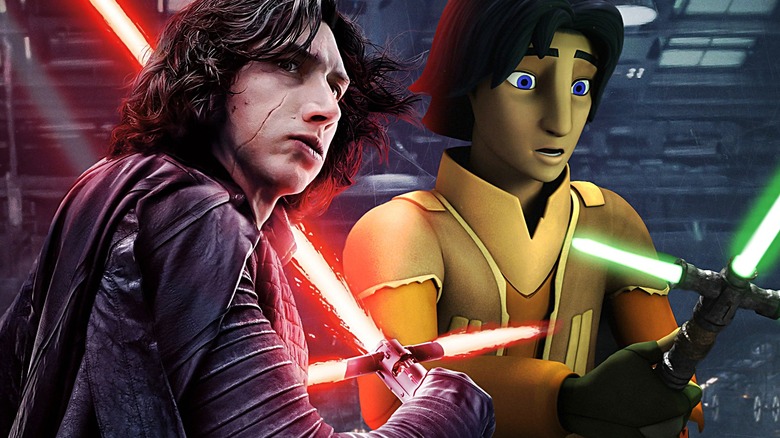 Kylo Ren Ezra Bridger composite