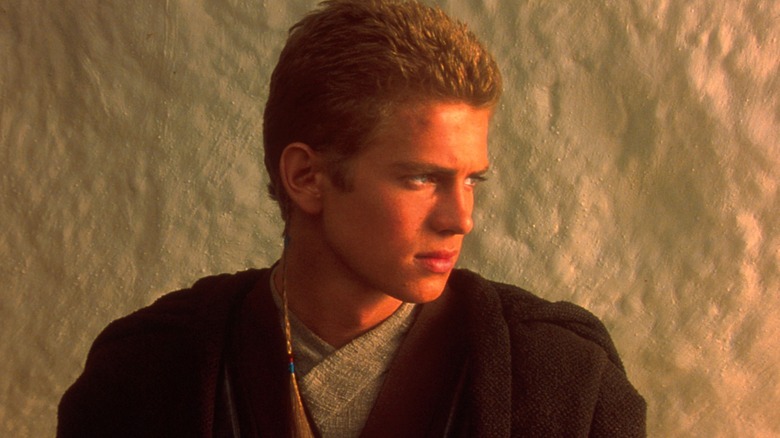 Anakin stares off into the distance