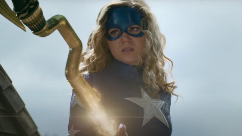 Stargirl brandishes the Cosmic Staff