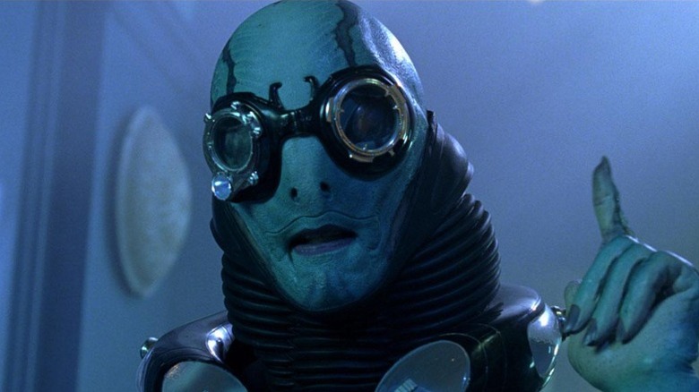 Abe Sapien holding up a finger