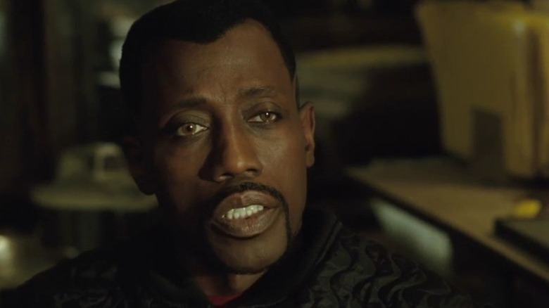 Blade in his workshop