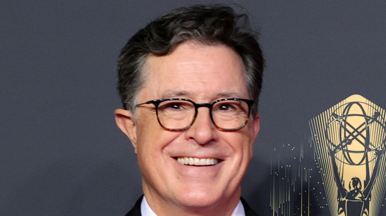 Colbert attends Emmys 