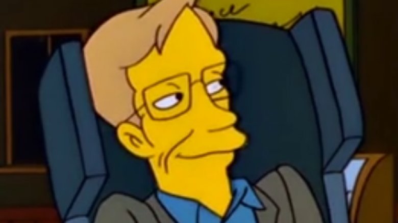 Stephen Hawking in The Simpsons