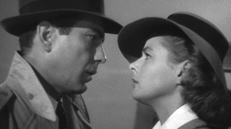 Rick and Ilsa say goodbye in "Casablanca"