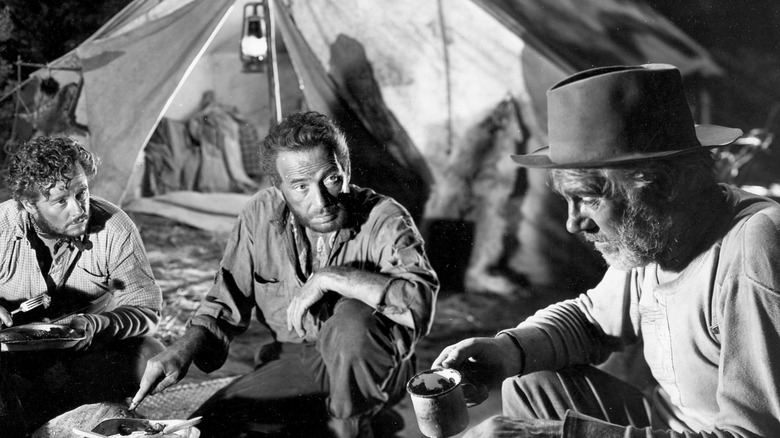 Miners at their campsite in "The Treasure of the Sierra Madre"