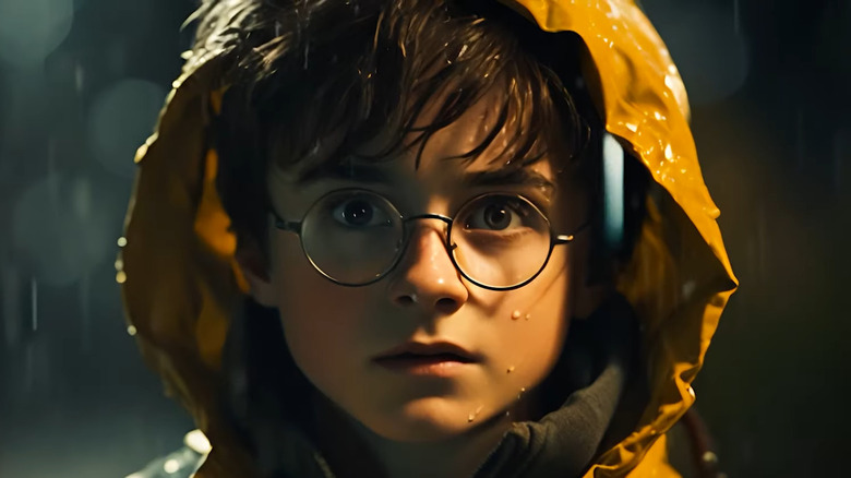 Harry Potter looks scared