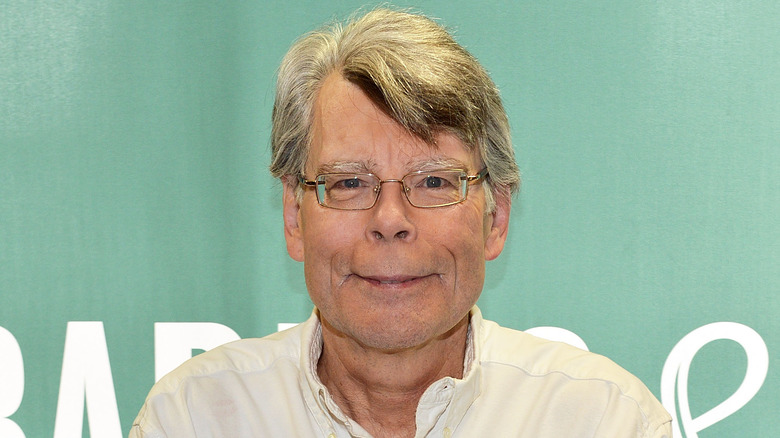 Stephen King smiling