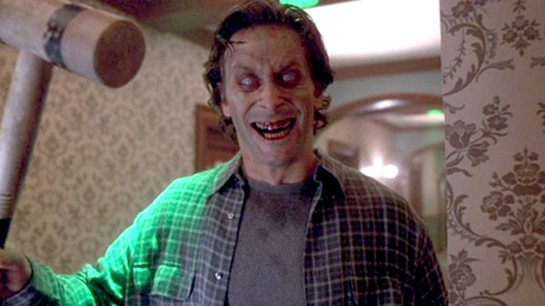 Jack from "The Shining" (1997) wielding a roque mallet