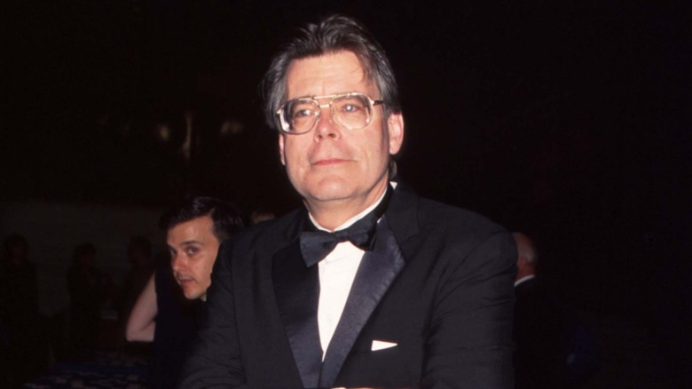 Stephen King in a tuxedo