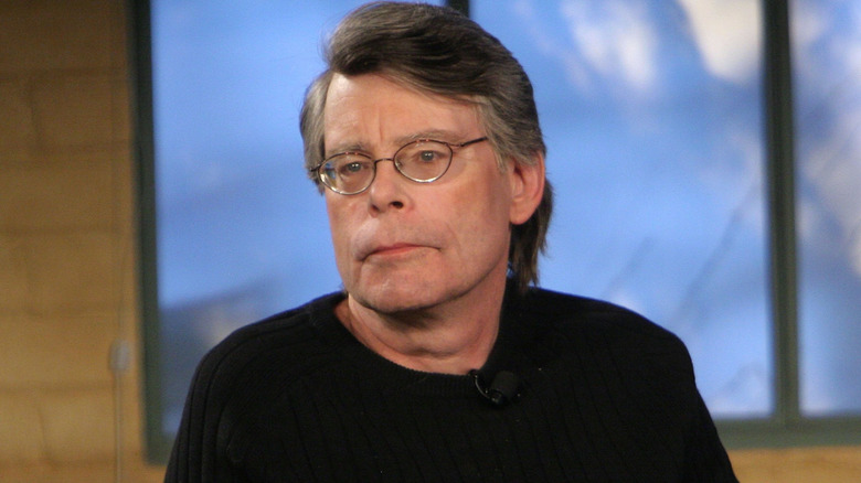 Stephen King looking serious at Sundance 2006
