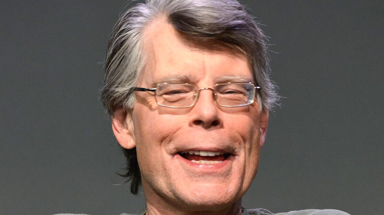 Stephen King laughing