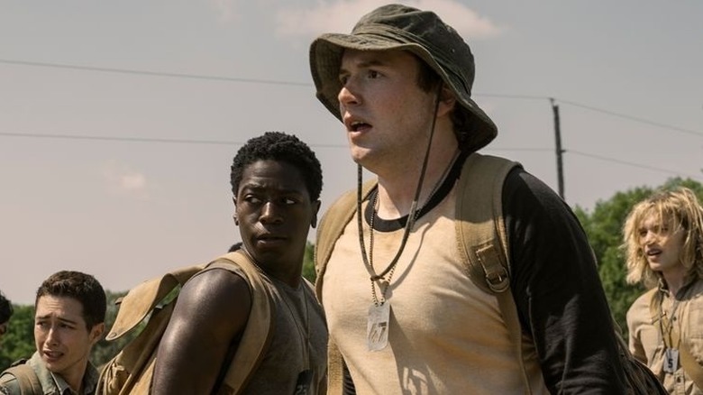 Ray, Pete, and the other walkers looking back in 