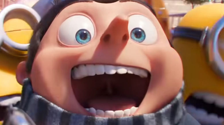 Gru yelling