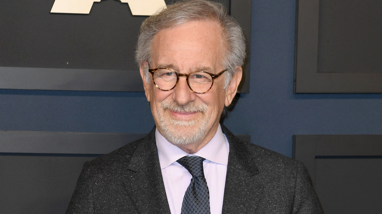 Steven Spielberg posing