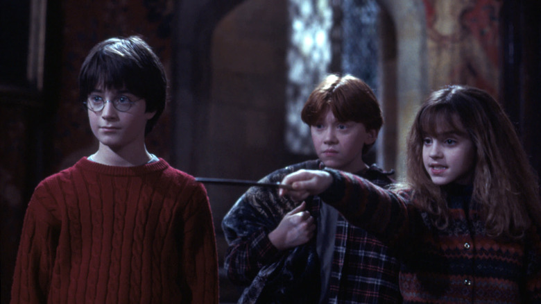 Harry Potter with friends