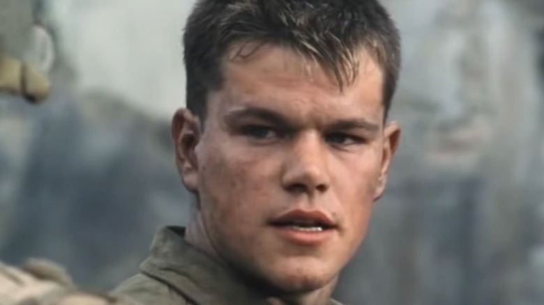 Matt Damon serious