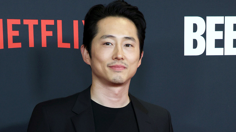 Steven Yeun smiling