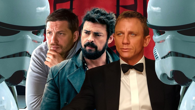 Tom Hardy, Daniel Craig, and Karl Urban