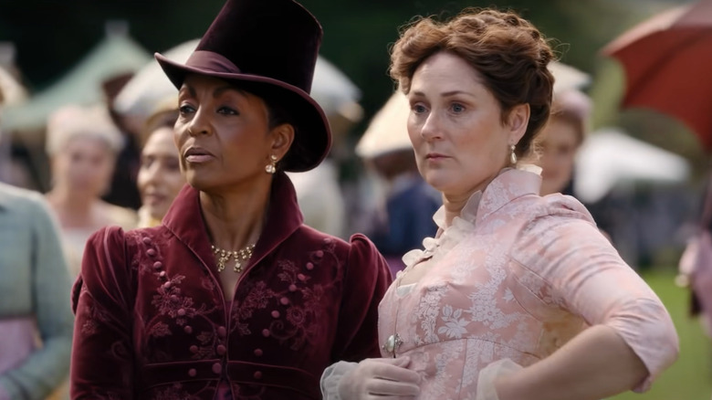Lady Bridgerton with Lady Danbury