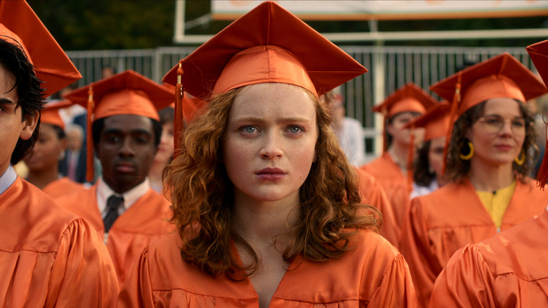 Max at her graduation in "Stranger Things"