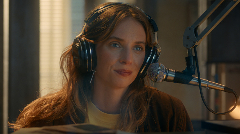 Robin does some radio work in "Stranger Things"