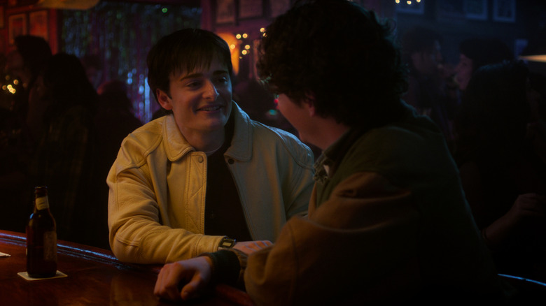 Will meets a new guy in "Stranger Things"