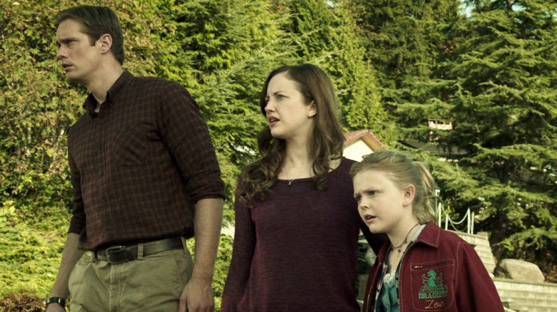 Alexander Skarsgard, Emily Alyn Lind, and Andrea Riseborough stunned in Hidden