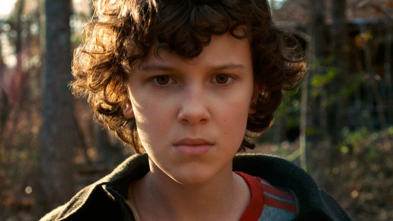 Millie Bobby Brown as Eleven on Stranger Things