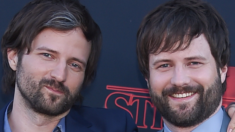 The Duffer brothers in closeup 