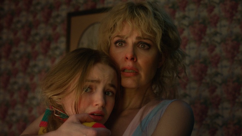 Holly hugging Karen in Stranger Things Season 5