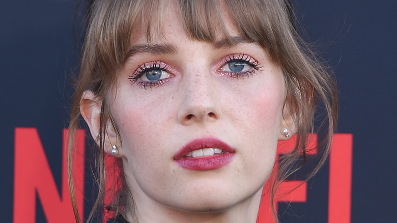 Maya Hawke at a Netflix event