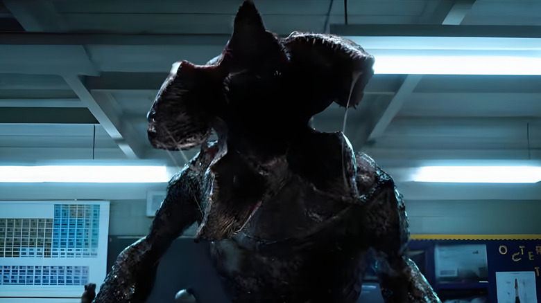 Demogorgon roaring in classroom