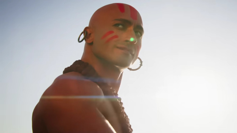 Dhalsim looking confident in Street Fighter