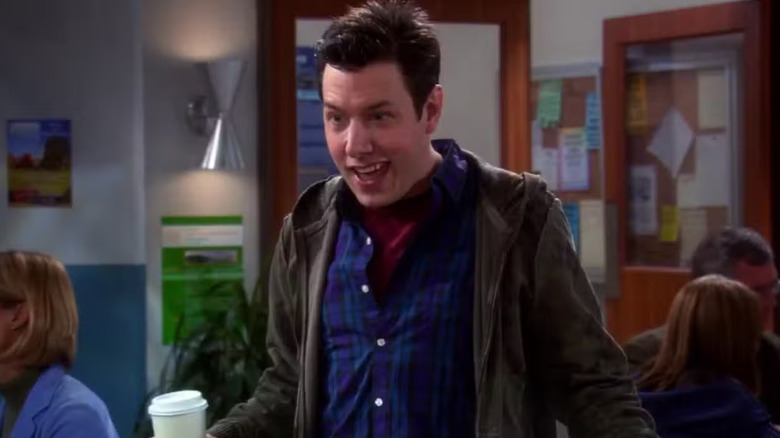 Barry Kripke smirks in "The Big Bang Theory" (2007-2019)