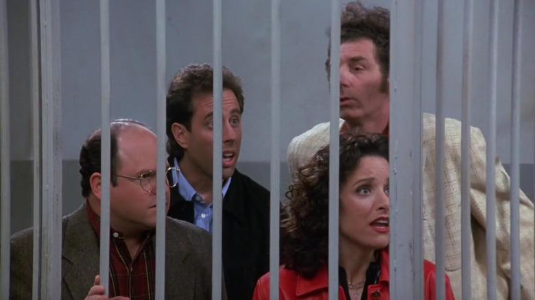 Jerry, Elaine, George, and Kramer in jain