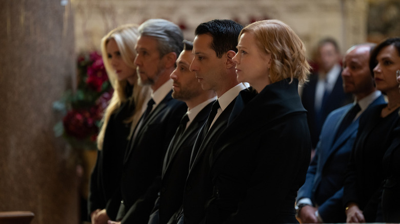 Roy siblings at funeral