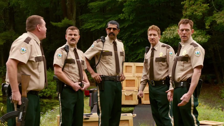 The lead characters of Super Troopers 2 (2018)