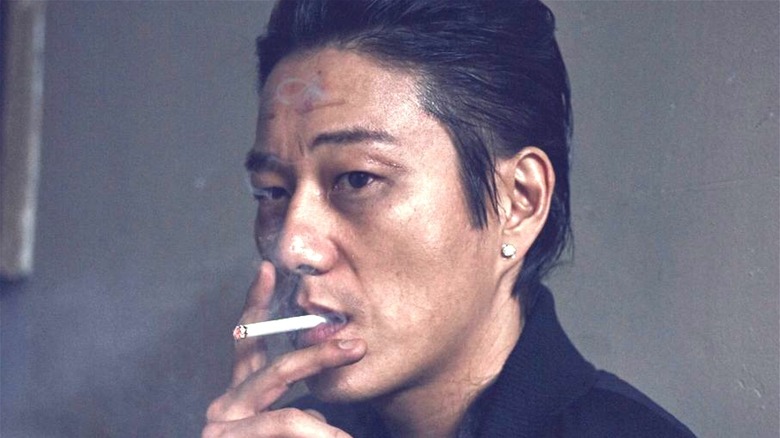 Sung Kang smoking