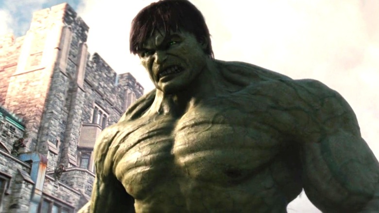 The Hulk grimacing in The Incredible Hulk