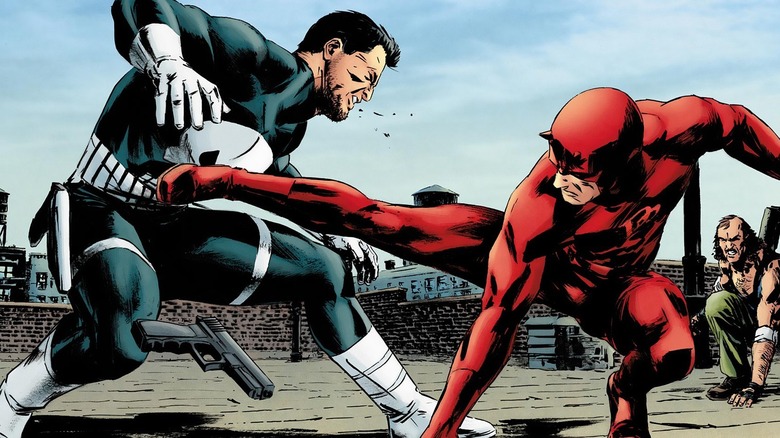 Daredevil fighting Punisher