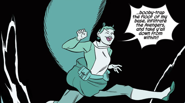 Squirrel Girl fighting Avengers
