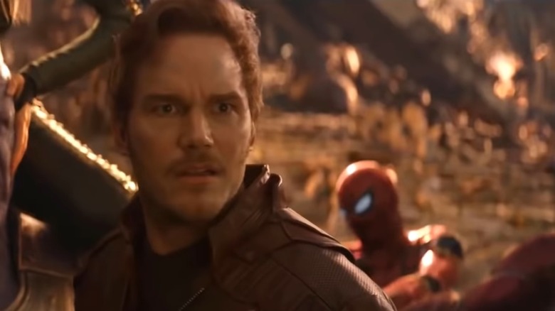 Chris Pratt as Peter Quill/Star-Lord in "Avengers: Infinity War"