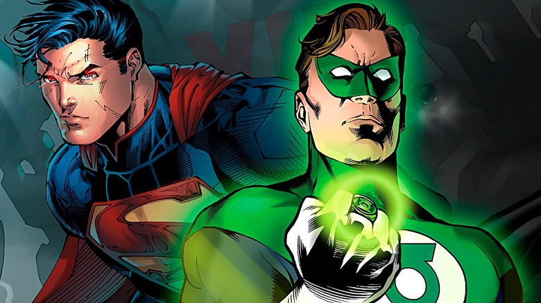 Superman and Green Lantern composite