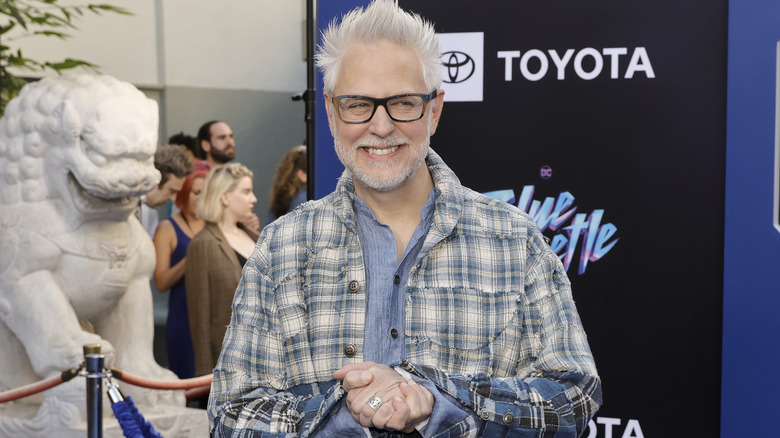 James Gunn at event smiling