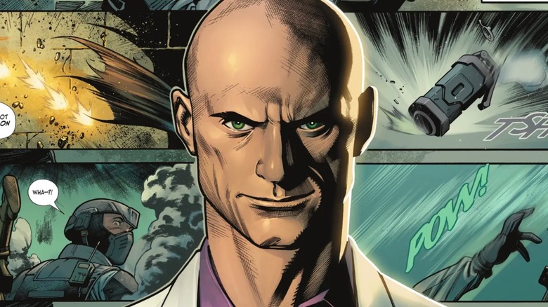 Lex Luthor smirking