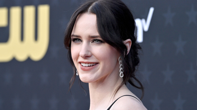 Rachel Brosnahan smiles