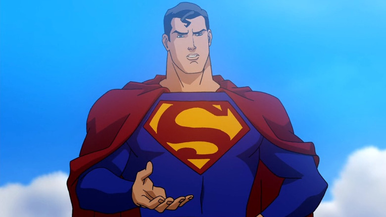 Superman speaking