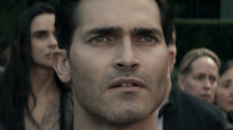 Tyler Hoechlin acting in Superman & Lois